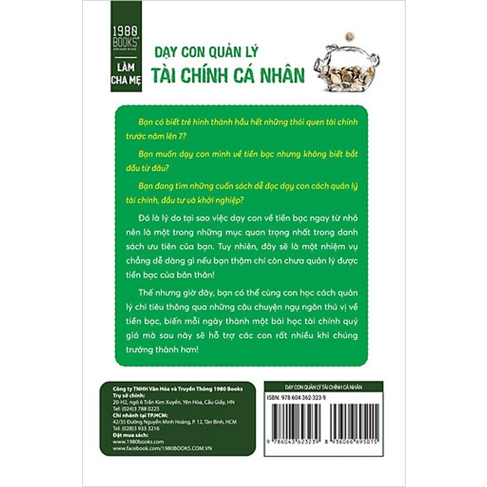 Sách - Dạy Con Quản Lý Tài Chính Cá Nhân