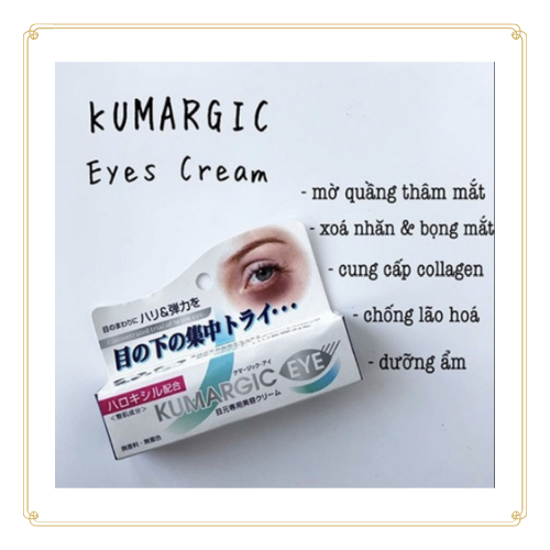 Kem mắt Kumargic Eye 20g hàng chuẩn Nhật Bản.