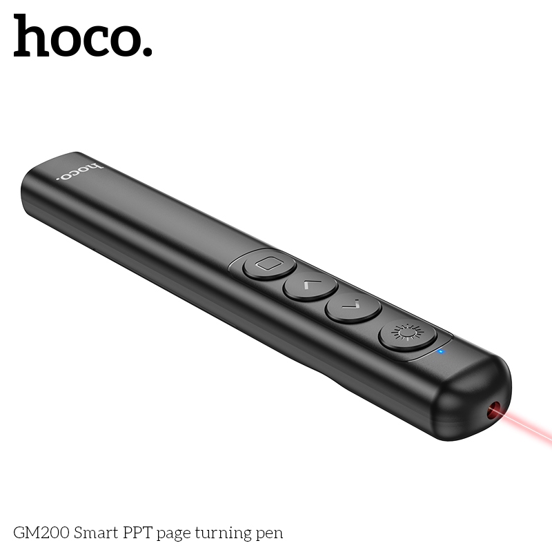 Bút trình chiếu lazer đỏ Hoco GM200 sử dụng pin AAA / GM201 sạc  type-C dùng cho thuyết trình_ Hàng chính hãng