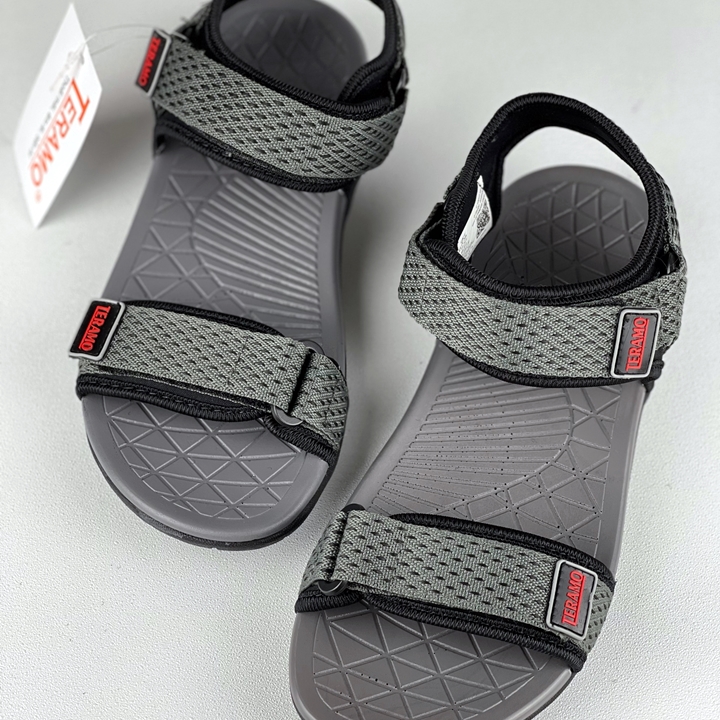 Giày sandal, dép sandal nam Teramo đế cao su nguyên chất, siêu nhẹ, quai dù chắc chắn, đế có rãnh chống trượt an toàn, TRM HỌA TIẾT