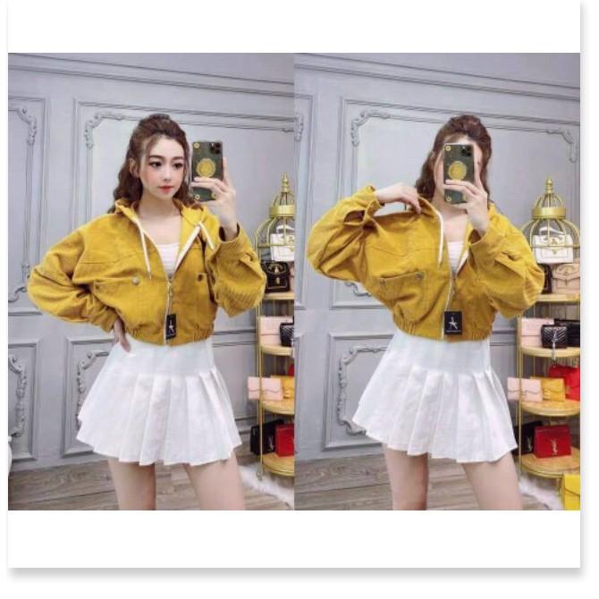 ÁO KHOÁC NHUNG NỮ HIỆN ĐẠI,THIẾT KẾ HỌA TIẾT TRƠN NHƯNG KHÔNG KÉM PHẦN SANG TRỌNG THỜI TRANG VINA 1HIT FASHION