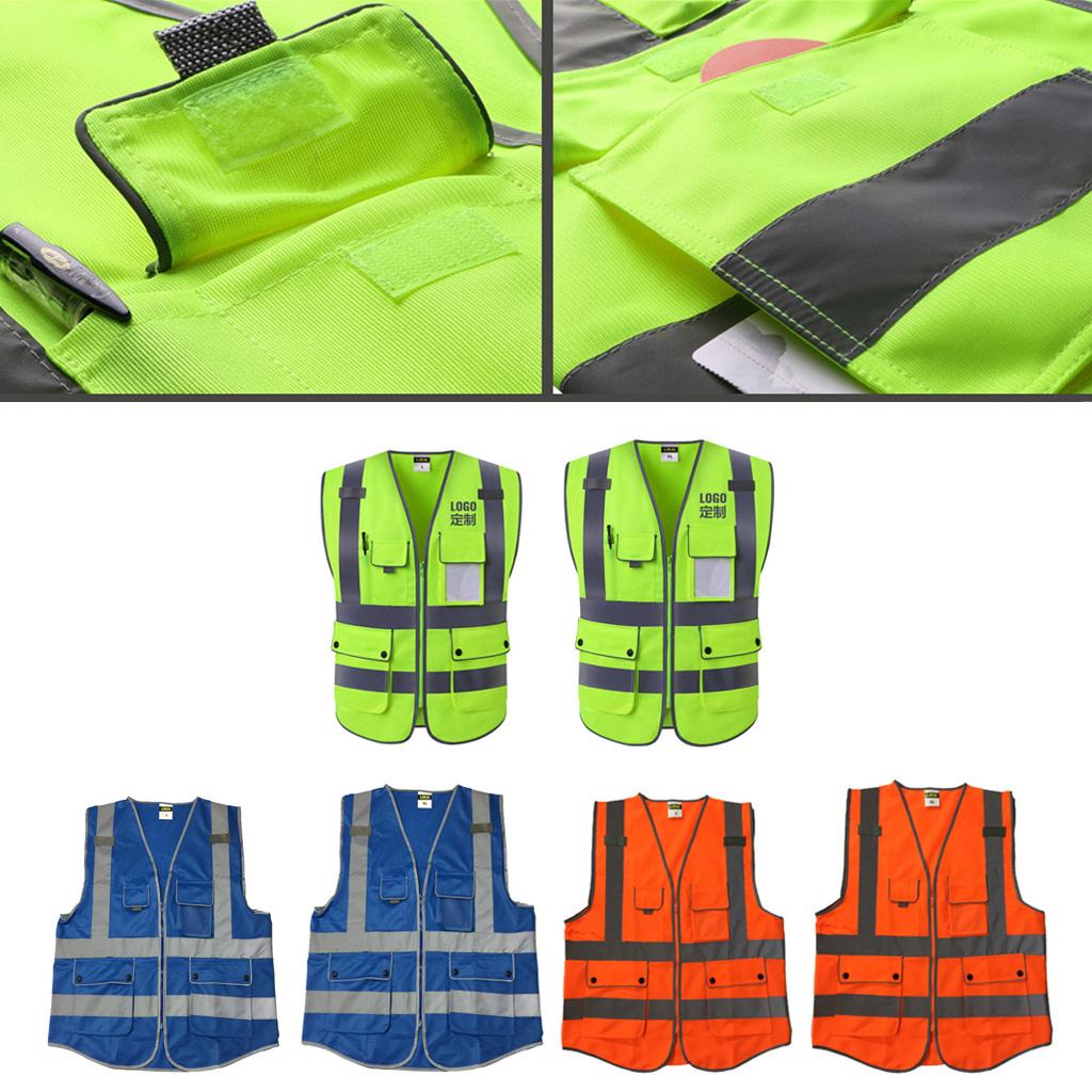 Reflective Safety Vest Construction Traffic Waistcoat
