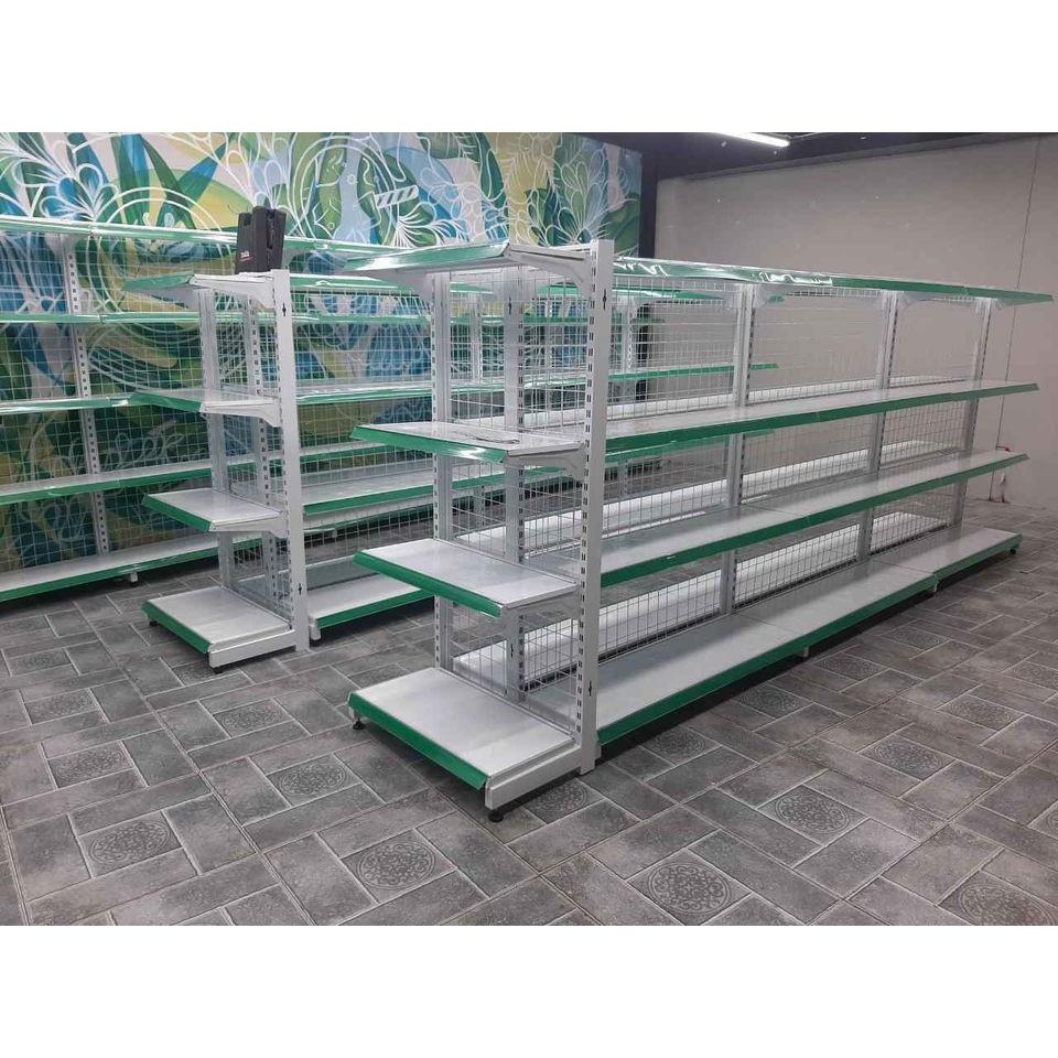 Kệ siêu thị lưới đôi - Cao 1500mm