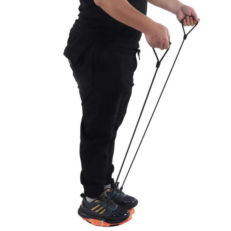 Bảng xoắn vòng eo 400kg Đĩa xoắn nhựa nhẹ với dây kéo cho nhà Color: Purple