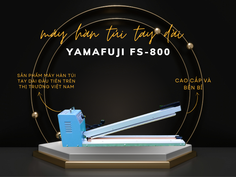 Máy hàn miệng túi tay dài Yamafuji FS-800