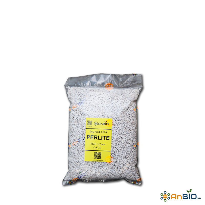 ĐÁ NÚI LỬA PERLITE Size 3-7mm | SIÊU NHẸ, SIÊU NGẬM NƯỚC Túi 2L