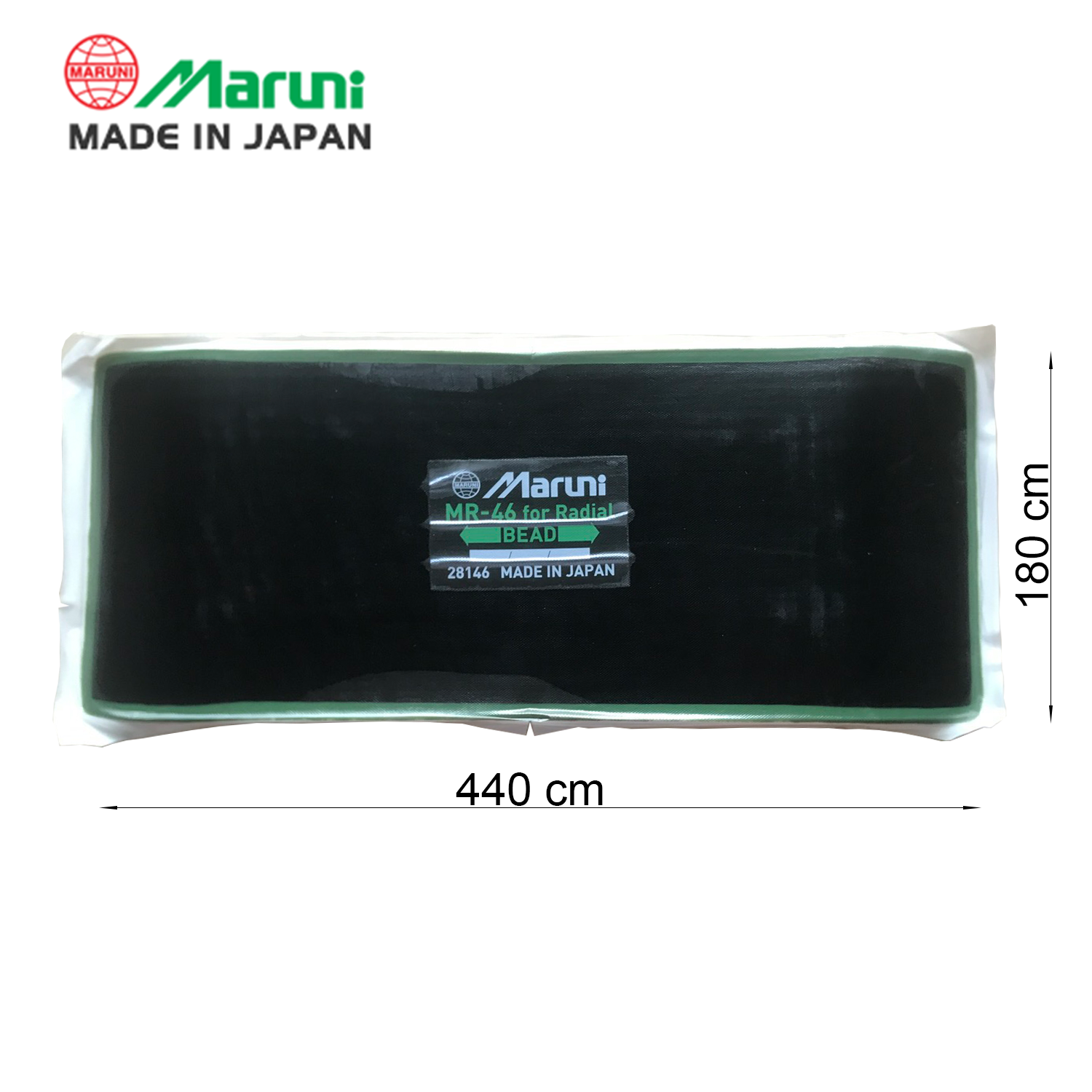 Miếng vá có bố MR-46 thương hiệu Maruni, sản xuất tại Nhật Bản