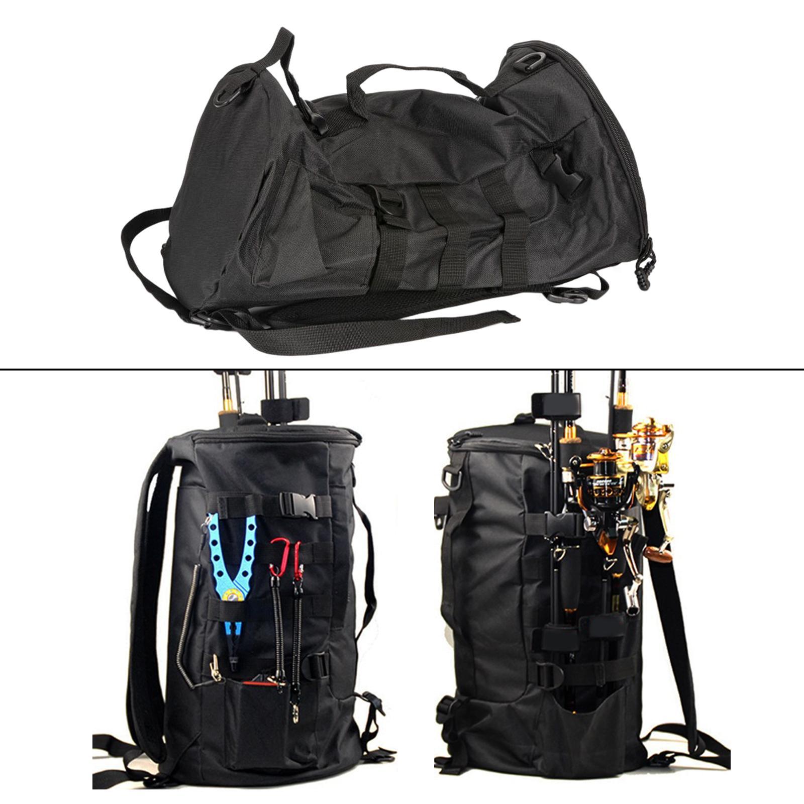Fishing Tackle Bag Storage Bag Attachments Multipurpose Fishing Backpack for Outdoor Fishing