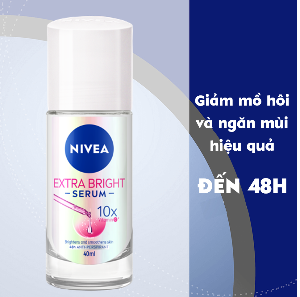 Lăn Ngăn Mùi NIVEA Serum Trắng Mịn (40ml) - 80023