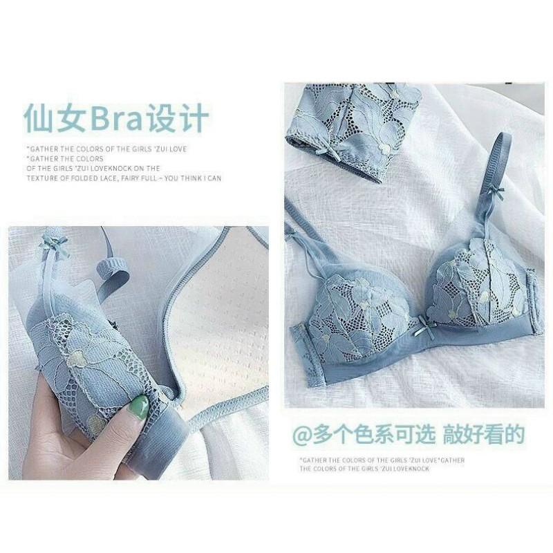 Bộ đồ lót ren đệm vừa thông hơi cao cấp