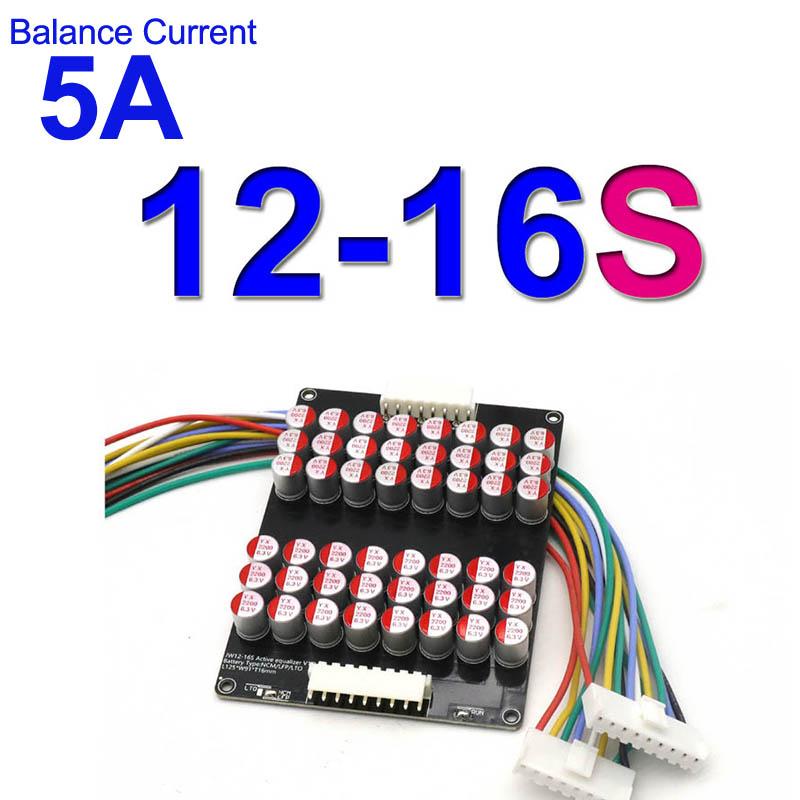 1.2-7A Active Balance Board Equalizer Li-ion LiFePo4 Balancer 18650 Bộ pin Lithium Truyền năng lượng 4S 6S 8S 10S 14S 16S Màu sắc: 16S 7A