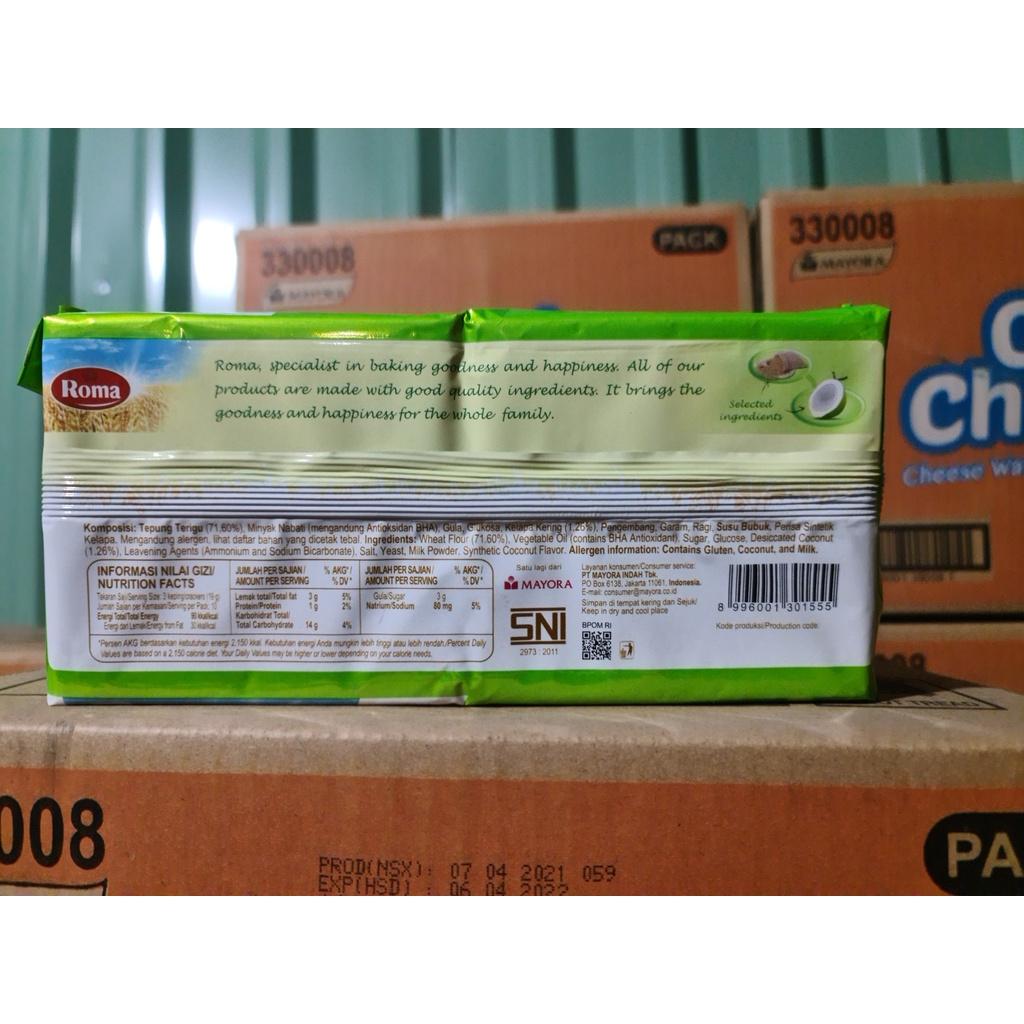 Bánh quy giòn vị dừa Roma Malkist 190g
