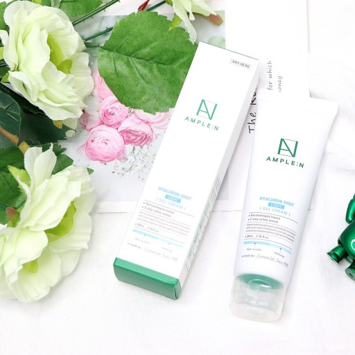 Gel dưỡng ẩm AMPLE:N Hyaluron Shot Light Gel Cream 80ml