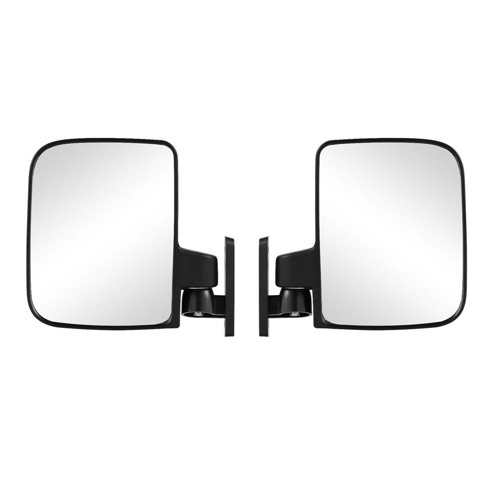 2PCS Universal Golf Car Gương gương phía sau gương golf Gương Gương cho Ezgo Club Car Yamaha Moveland Rhox Phong cách phụ kiện màu sắc: .Black