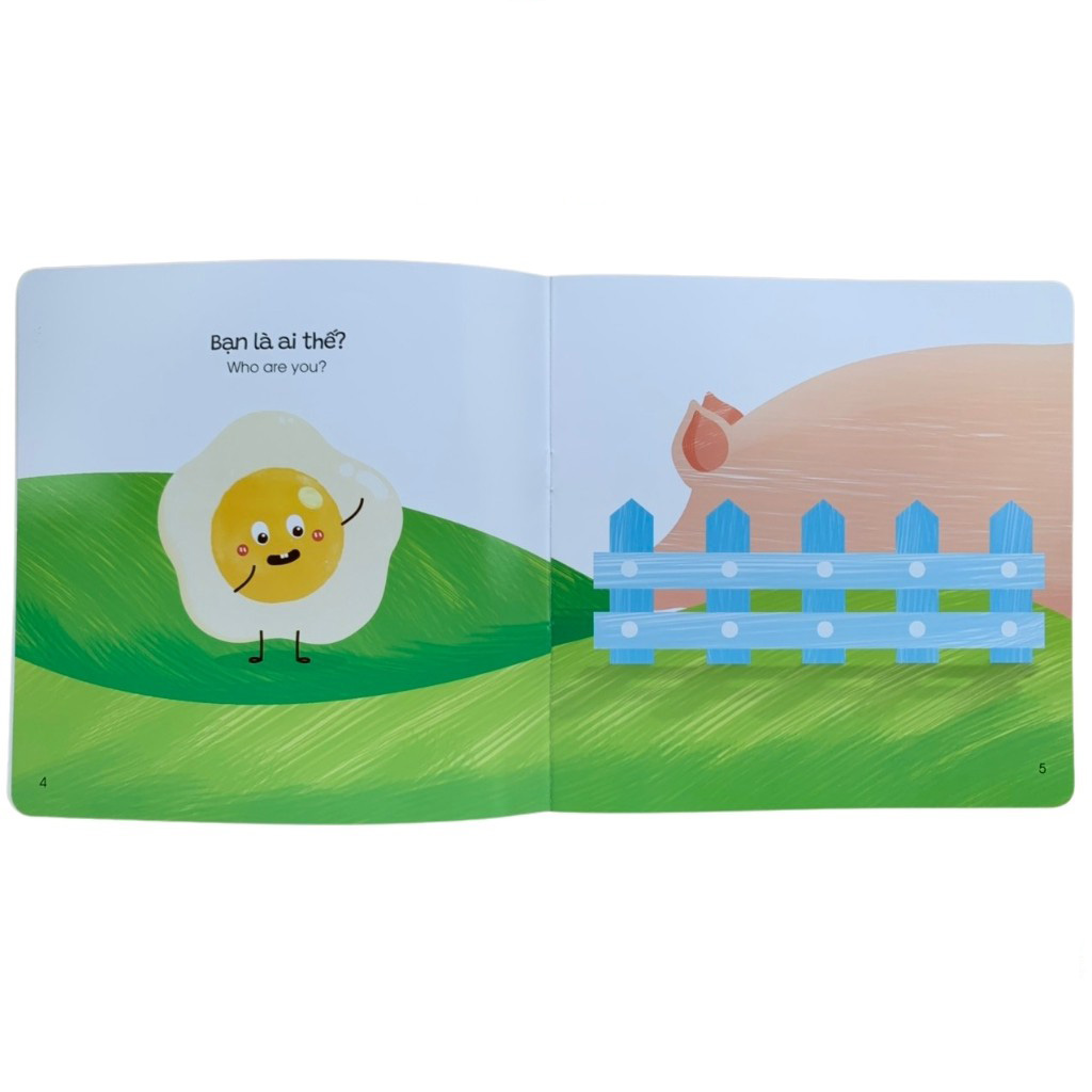 Sách - Ehon Song ngữ Việt Anh Cho Bé từ 0 đến 6 tuổi (bộ 10 cuốn có file âm thanh quét mã QR)