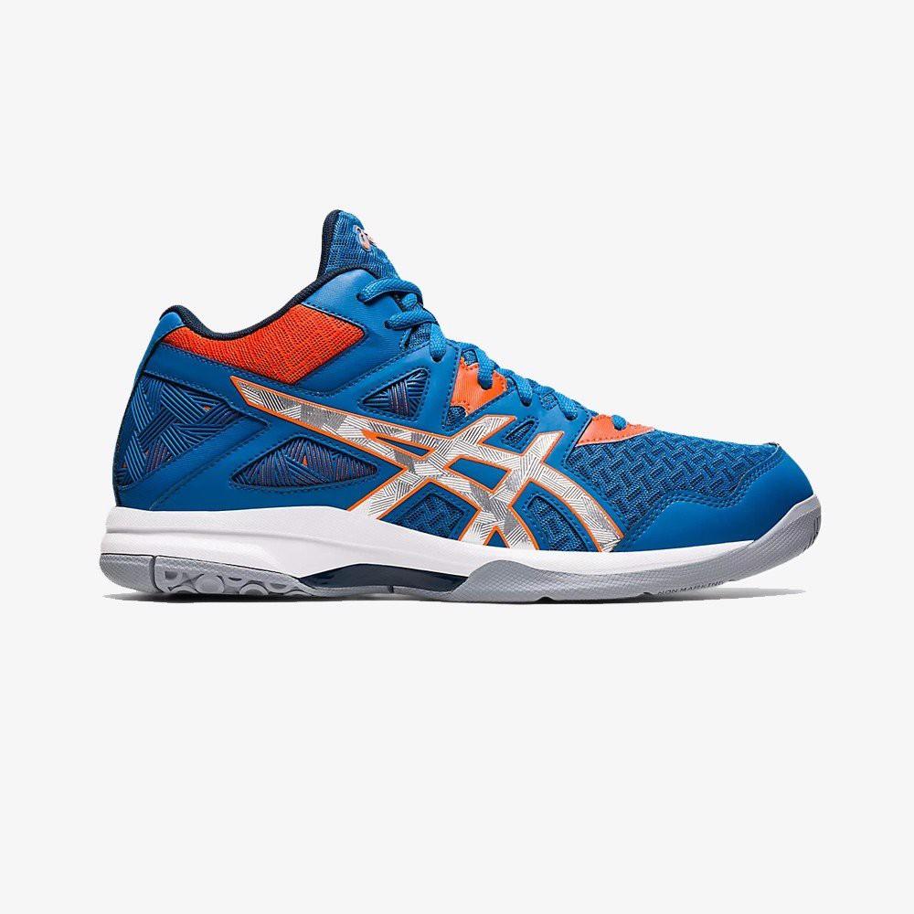 GIÀY BÓNG CHUYỀN ASICS GEL TASK 2 MT (XANH CAM) - CHÍNH HÃNG