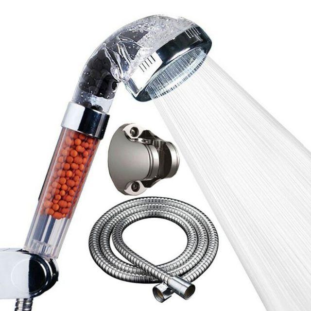 Bộ tay sen tắm tăng áp có lọc nano tròn