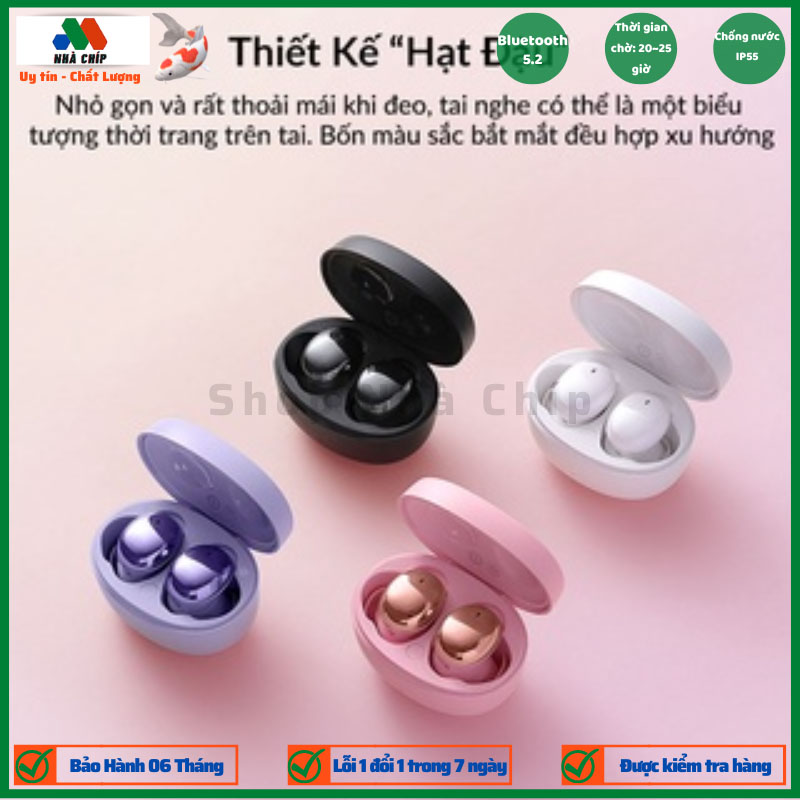Tai nghe Bluetooth nhỏ gọn Baseus Bowie E2 True Wireless Earphones (Bluetooth V5.2 ,5 ~ 25h sử dụng, Anti-Los, điều khiển APP, WS chống nước IP55)-Hàng chính hãng