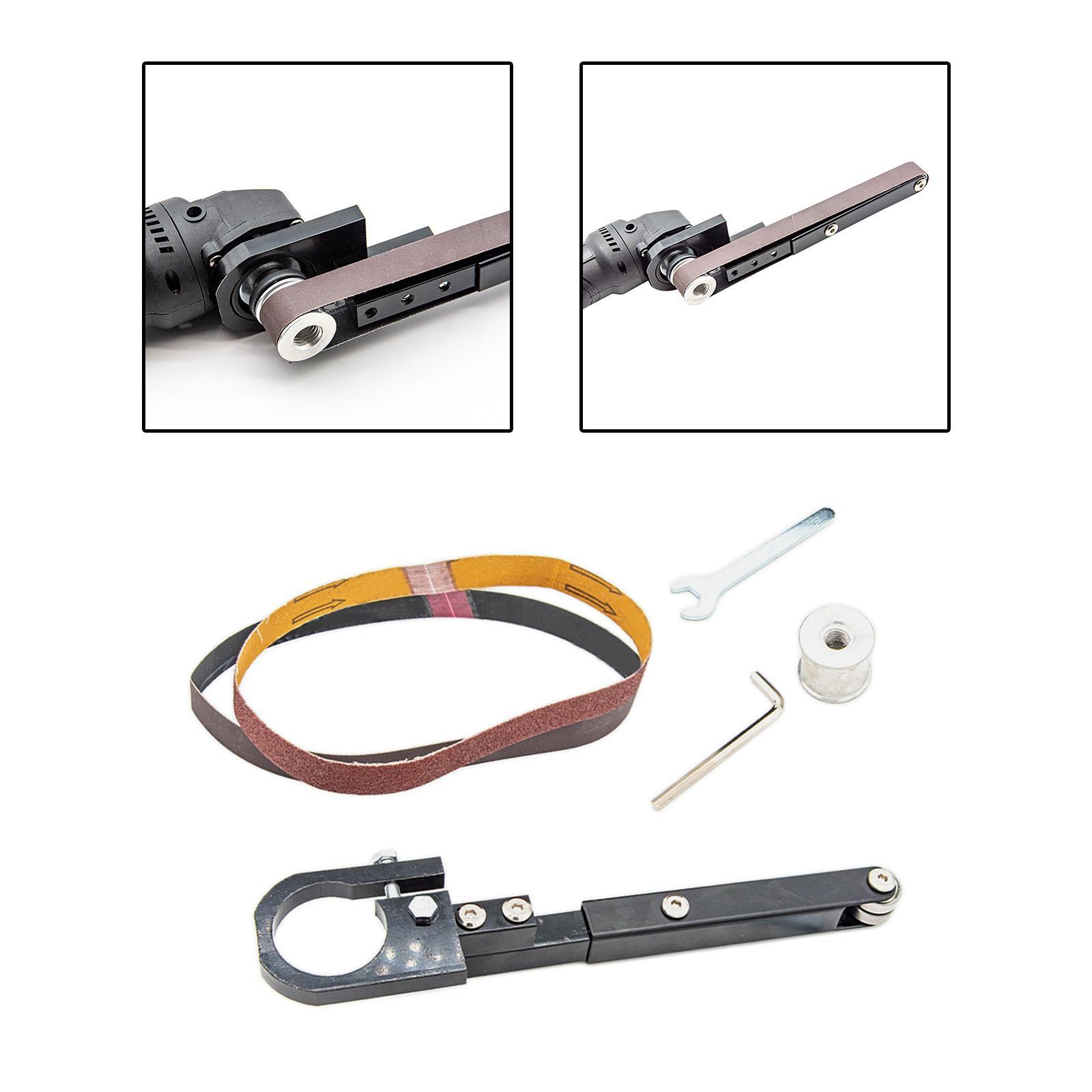 Belt Sander Angle Grinder Grinding Bracket Stainless Steel Multifunctional Drawing Machine Polishing Machine for Grinding DIY Sharpening,