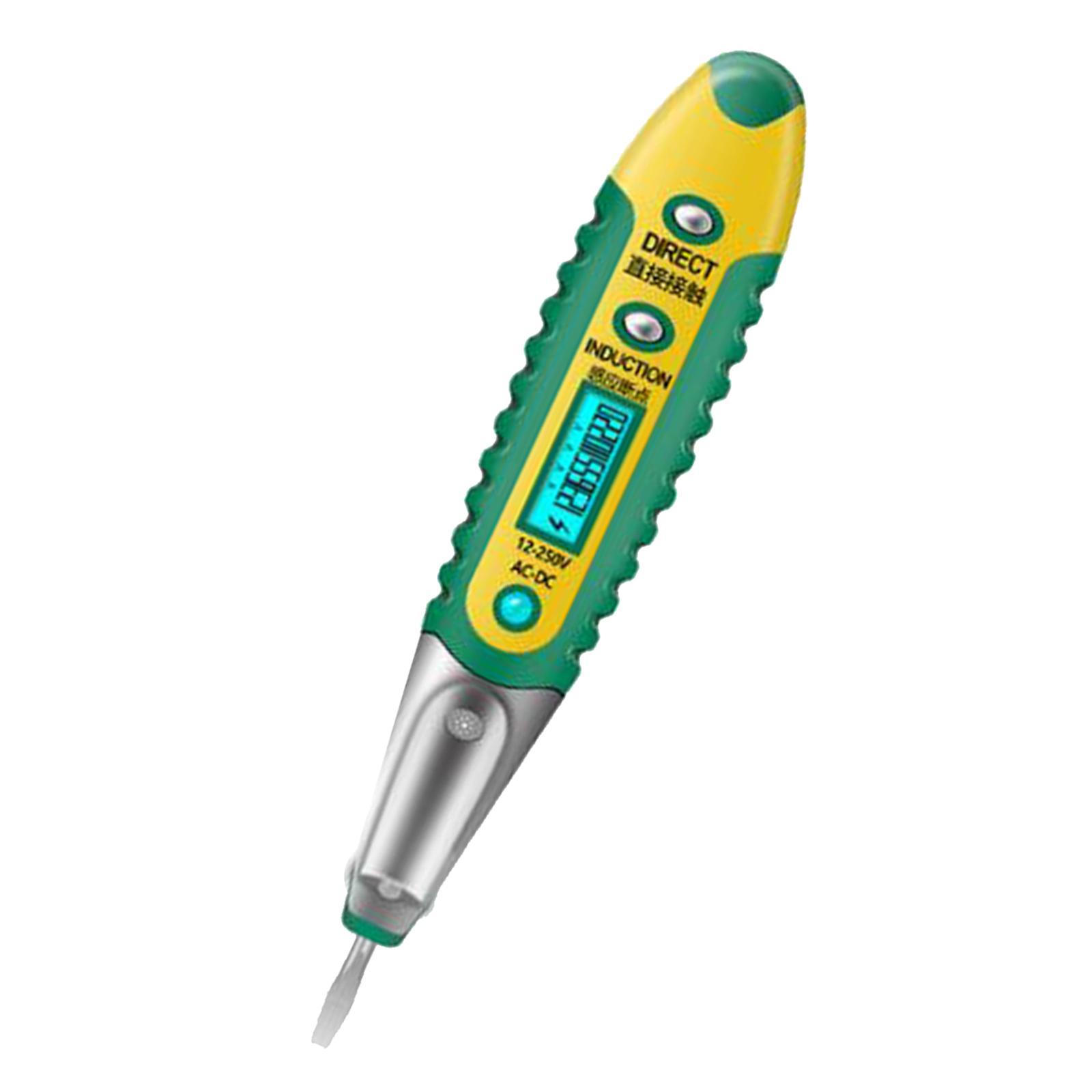 Voltage Tester 12V-250V Portable Circuit Tester Tool Voltage Pen Screwdriver