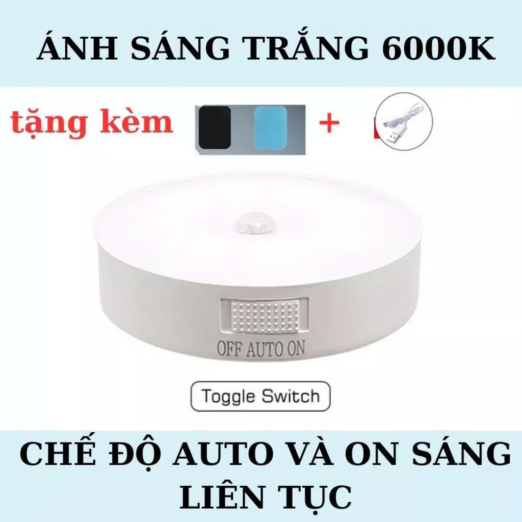 Đèn LED cảm biến chuyển động cảm biến thông minh, ánh sáng bảo vệ mắt, sạc pin USB đời mới, dán tường, tủ quần áo, cầu thang, phòng ngủ… Cảm Ứng không dây