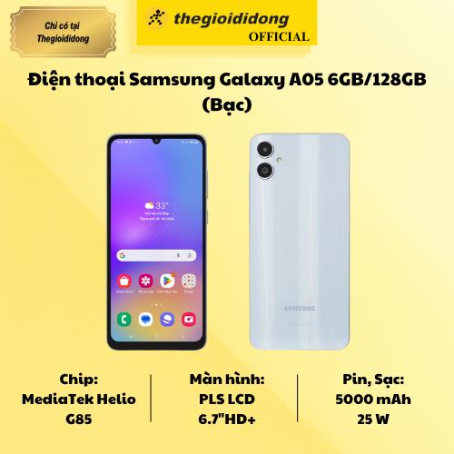 Điện thoại Samsung Galaxy A05 6GB/128GB - Hàng Chính Hãng