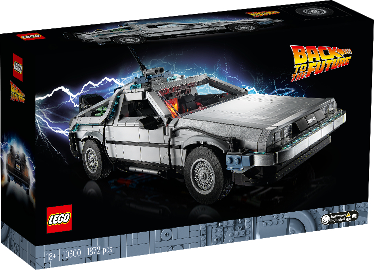 LEGO ADULTS 10300 Xe DeLorean Back to The Future (1872 chi tiết)