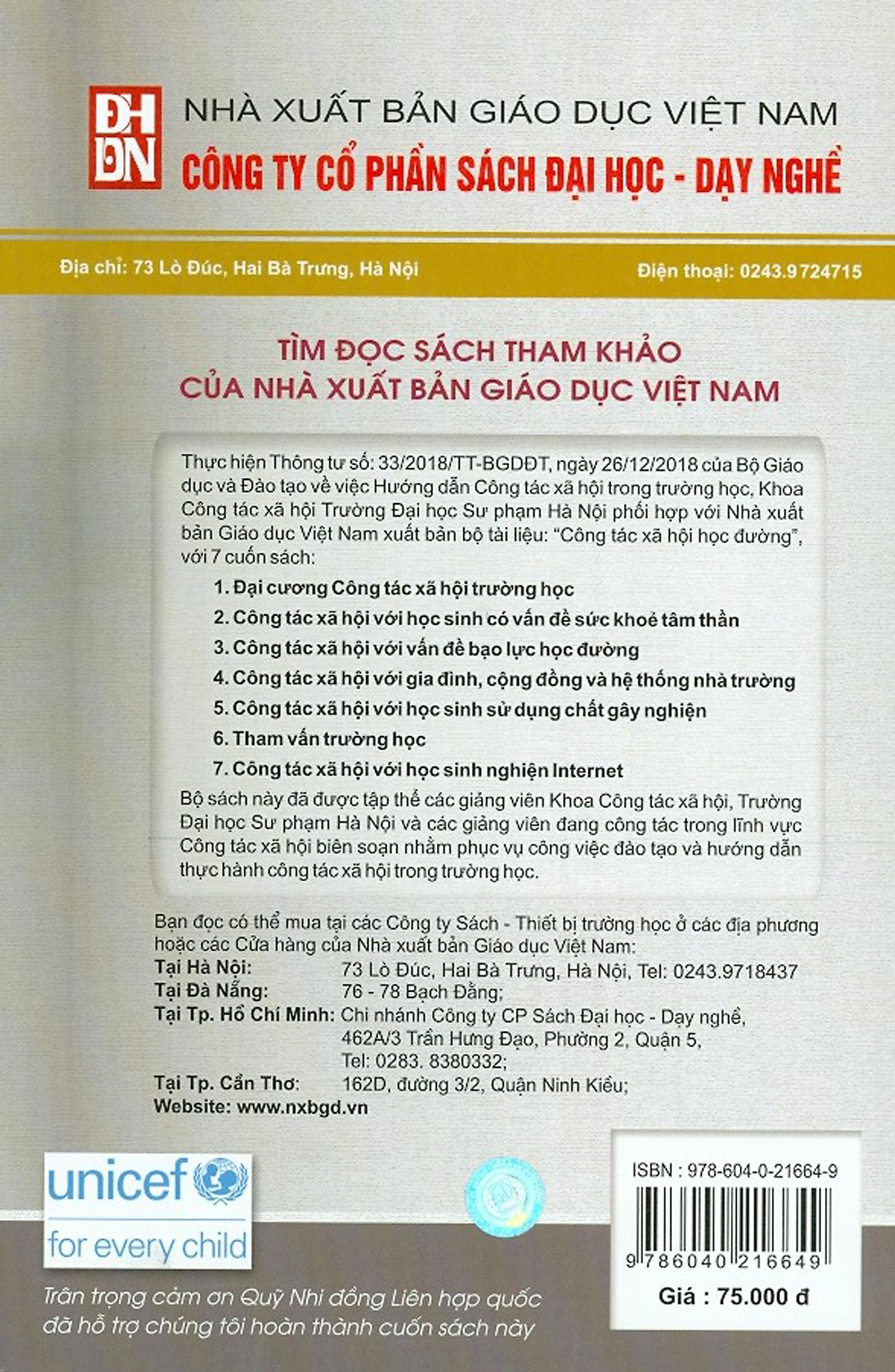 Công Tác Xã Hội Với Học Sinh Có Vấn Đề Sức Khỏe Tâm Thần - Tb lần 1