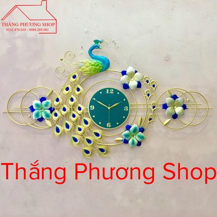 Đồng Hồ Treo Tường Chim Công Hoàng Hậu Kiêu Sa TP-009