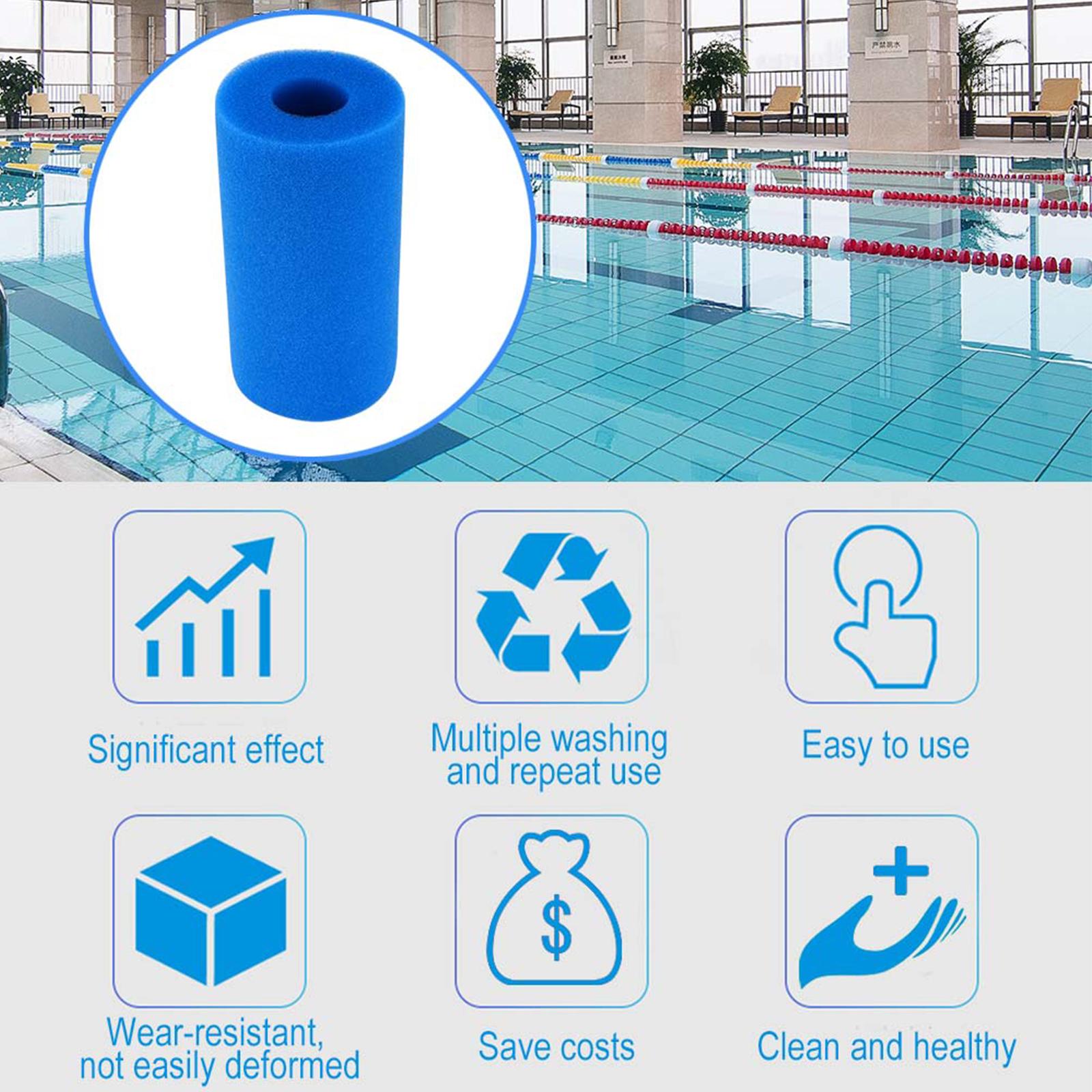 Bộ lọc bể bơi bằng mút có thể giặt và tái sử dụng