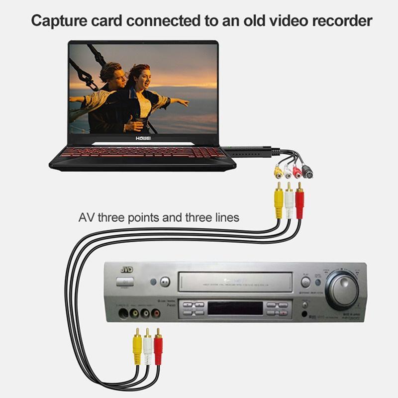 Bộ Thiết Bị Chuyển Đổi Âm Thanh / Video / DVD VHS DVR Kỹ Thuật Số Cho Vista XP Windows 10 / 8.1 / 8 / 7