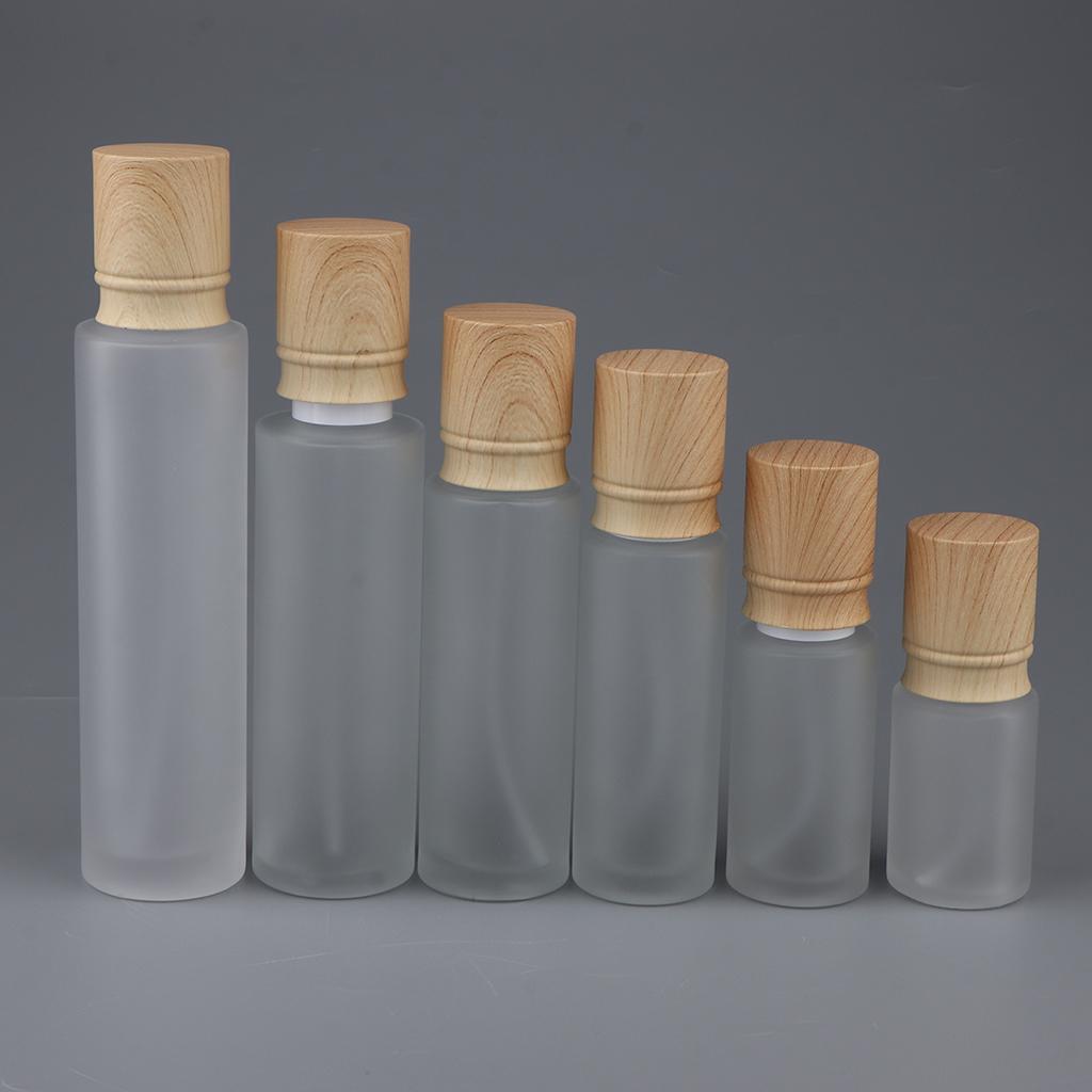 Empty Frosted Glass Spray Bottle Cosmetic Makeup Refillable Travel Perfume Toner Container