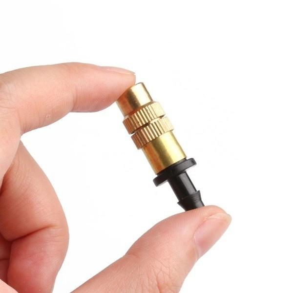 Bộ tưới cây tự động 12 đầu phun sương bằng đồng kèm van nước hẹn giờ