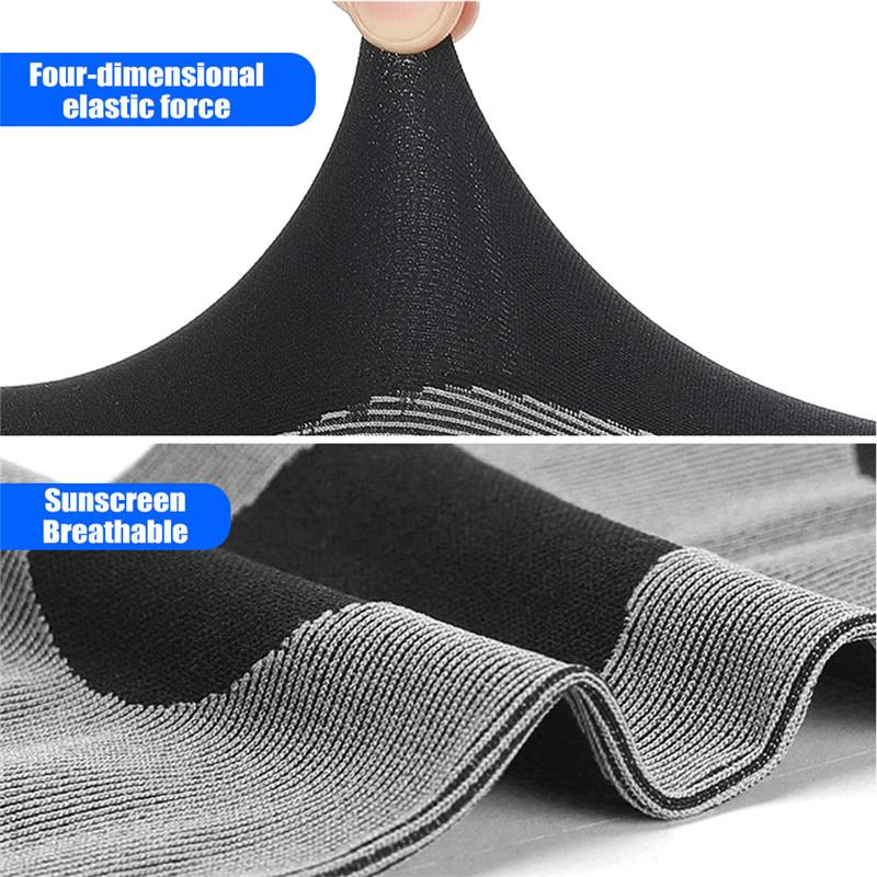 2PCS Thể thao nén tay tay SLEV Color: Black 2Pcs