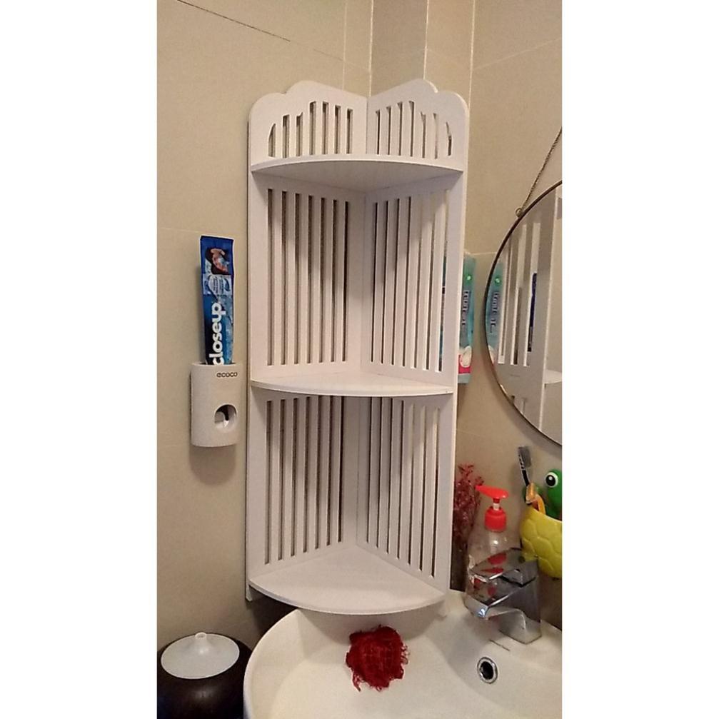 Kệ Góc hiện đại Kẻ Sọc 3 Tầng nhà tắm chống nước IG121