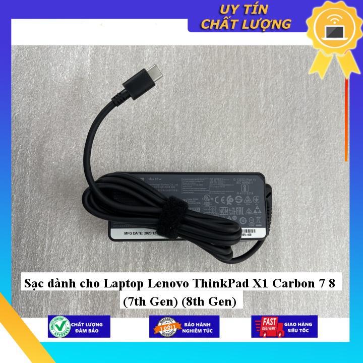 Sạc dùng cho Laptop Lenovo ThinkPad X1 Carbon 7 8 (7th Gen) (8th Gen) - Hàng Nhập Khẩu New Seal