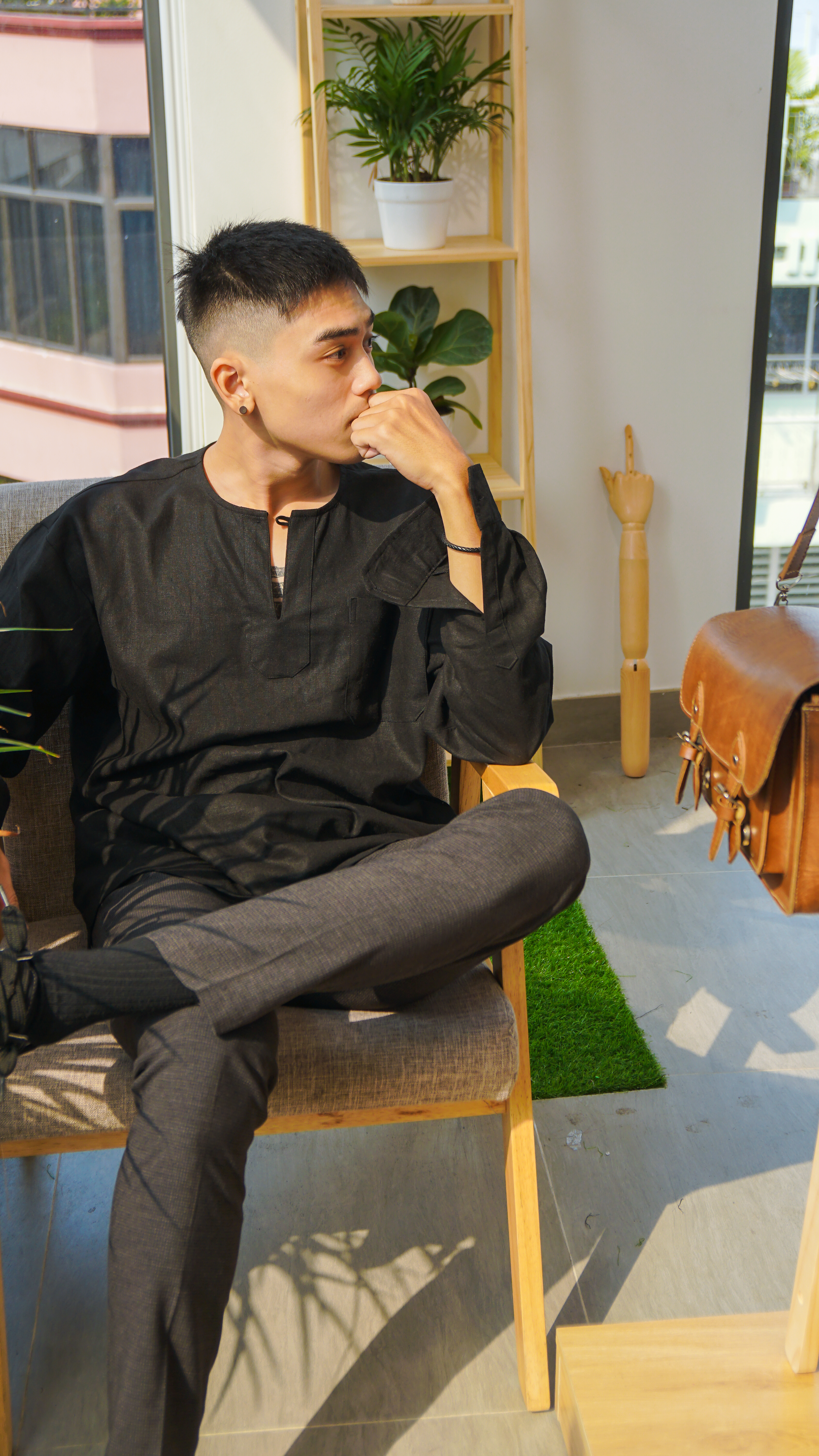Linen Button Off Shirt