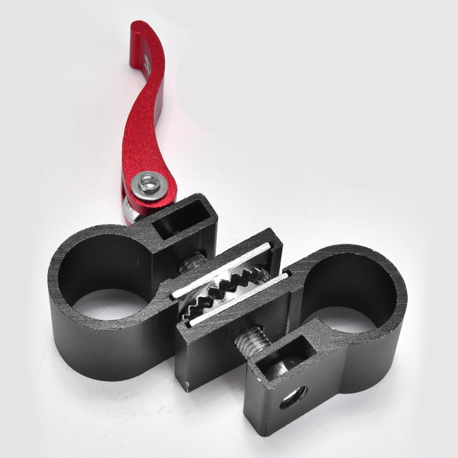 2xHeavy Duty Fishing Umbrella Bracket Fixed Clip Brackets Mounting Accessories Black
