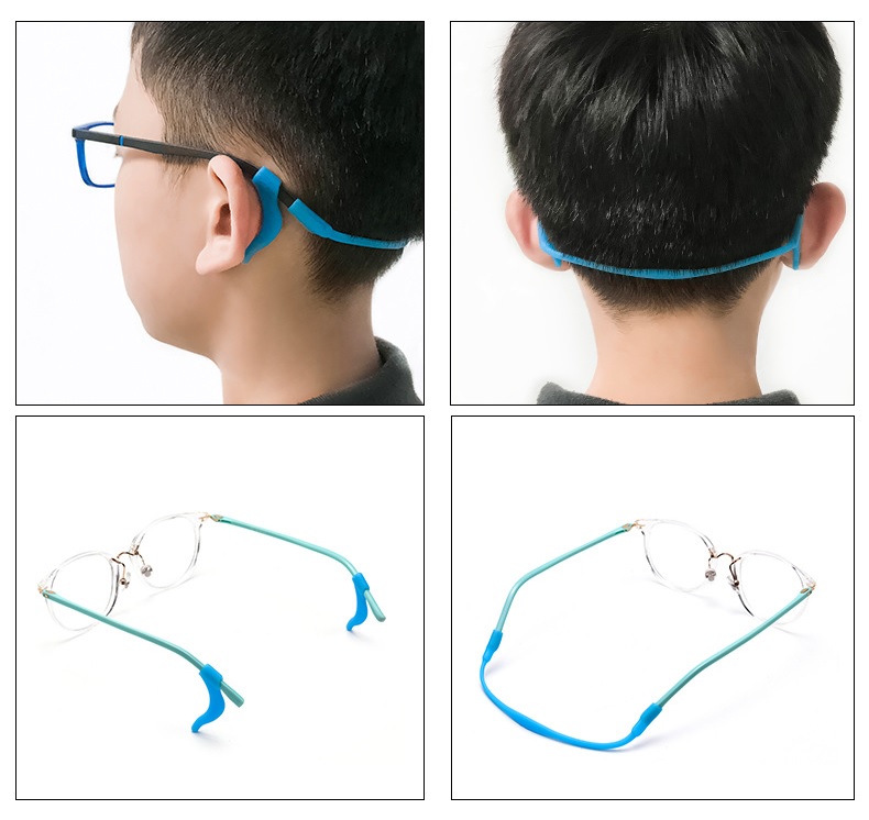 Combo bộ gài tai, dây silicon trẻ em