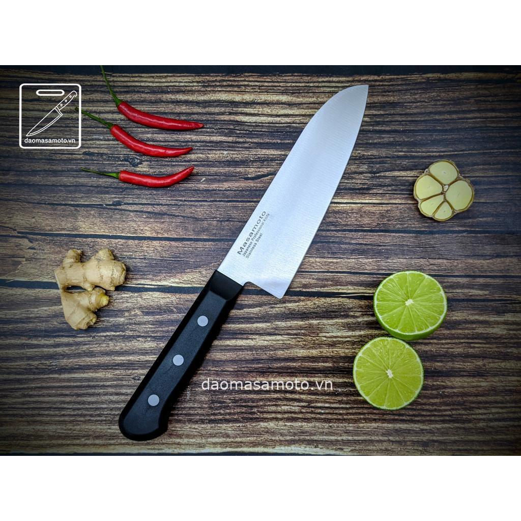 Dao Làm Bếp Đa Năng Masamoto Santoku - MK101