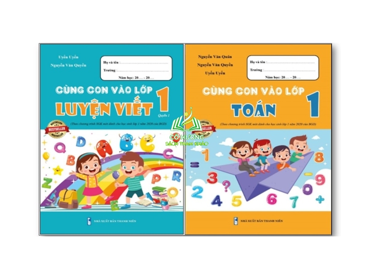 Sách - Combo Cùng Con Vào Lớp 1 Môn Toán và Luyện Viết (2 cuốn)