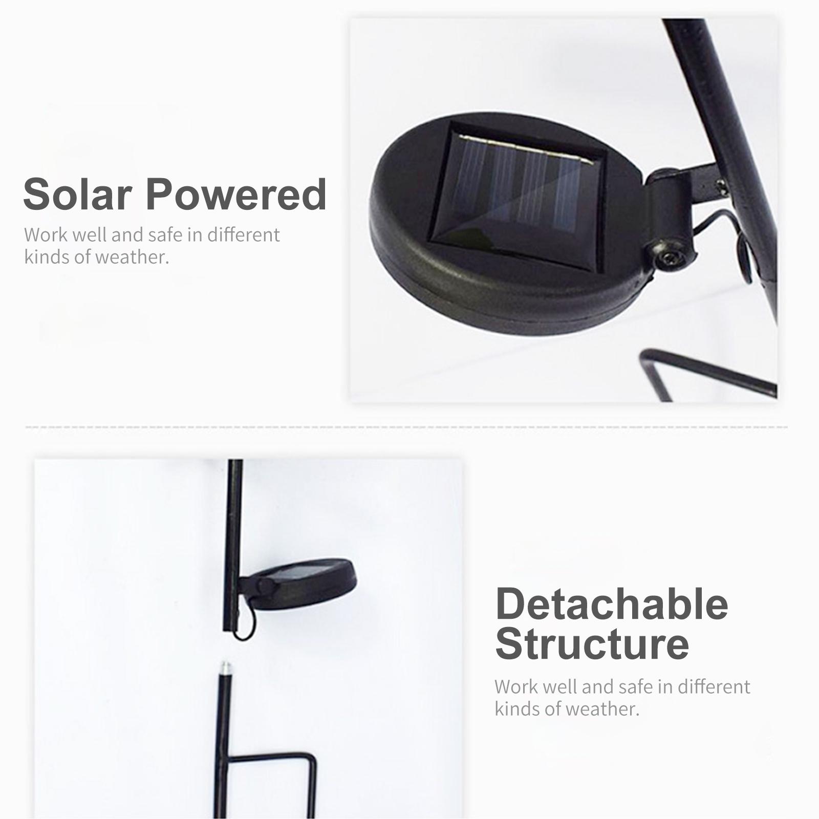 Đèn LED năng lượng mặt trời Đèn LED cảnh quan hình hoa không thấm nước được cung cấp năng lượng mặt trời