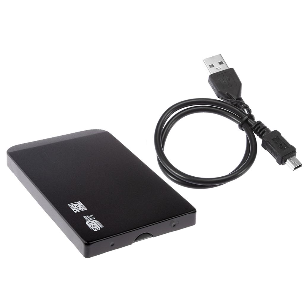 Aluminium 2.5" USB 2.0 SATA HDD Hard Drive Disk External Case Enclosure