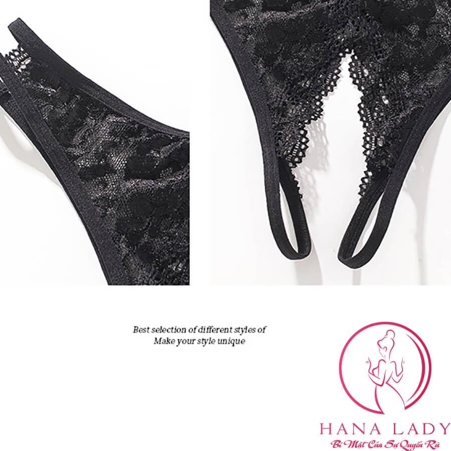 Quần lót lọt khe, quần chip hở đáy ren sexy quyến rũ LK077