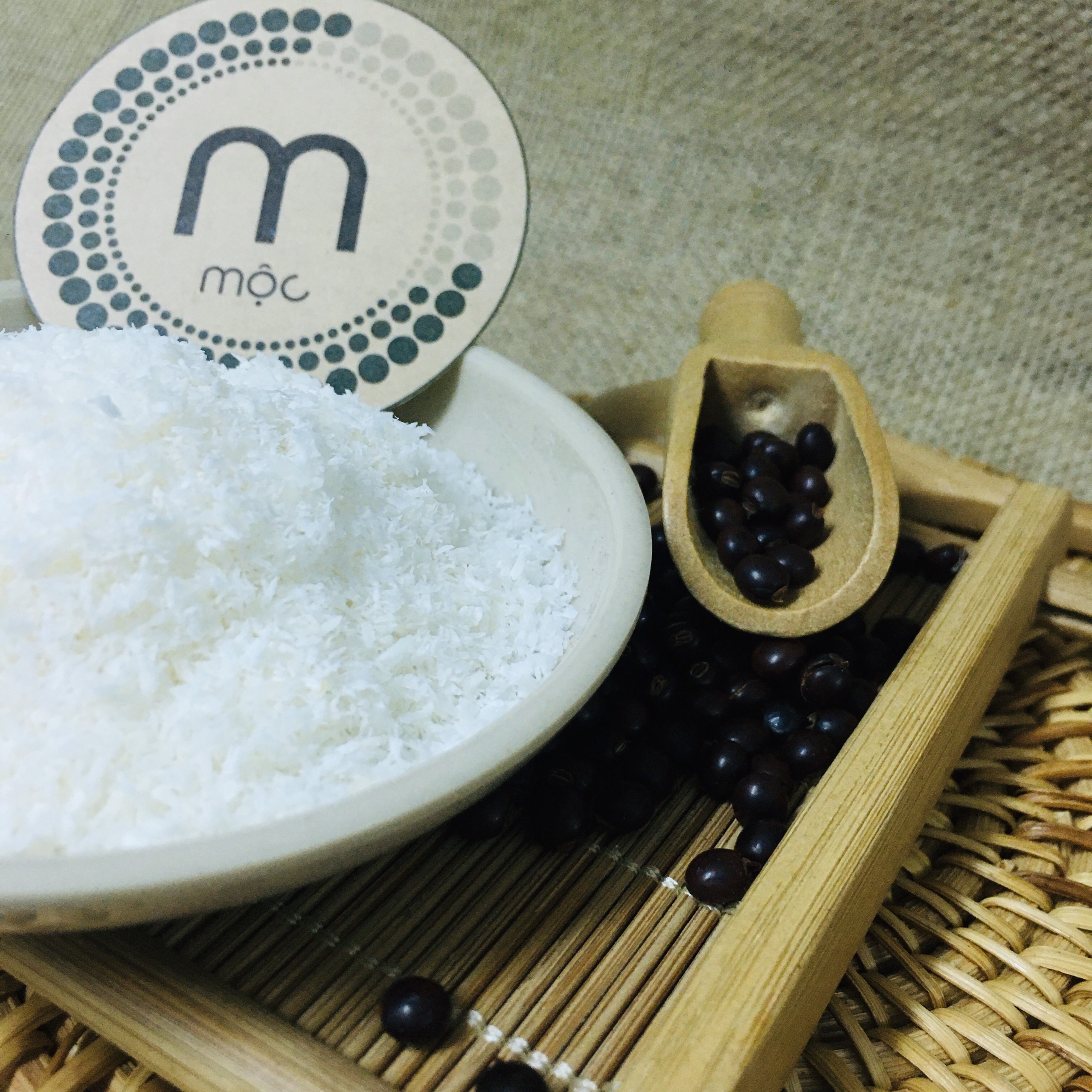 Bột Cơm dừa đắp mặt thiên nhiên đắp mặt nạ nguyên chất 100ml