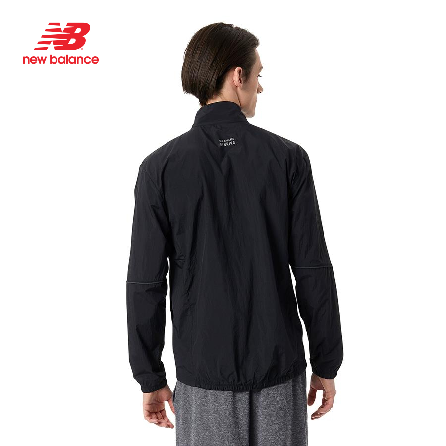 Áo khoác thể thao nam New Balance RUNNING JACKET M BLACK - AMJ21264BK