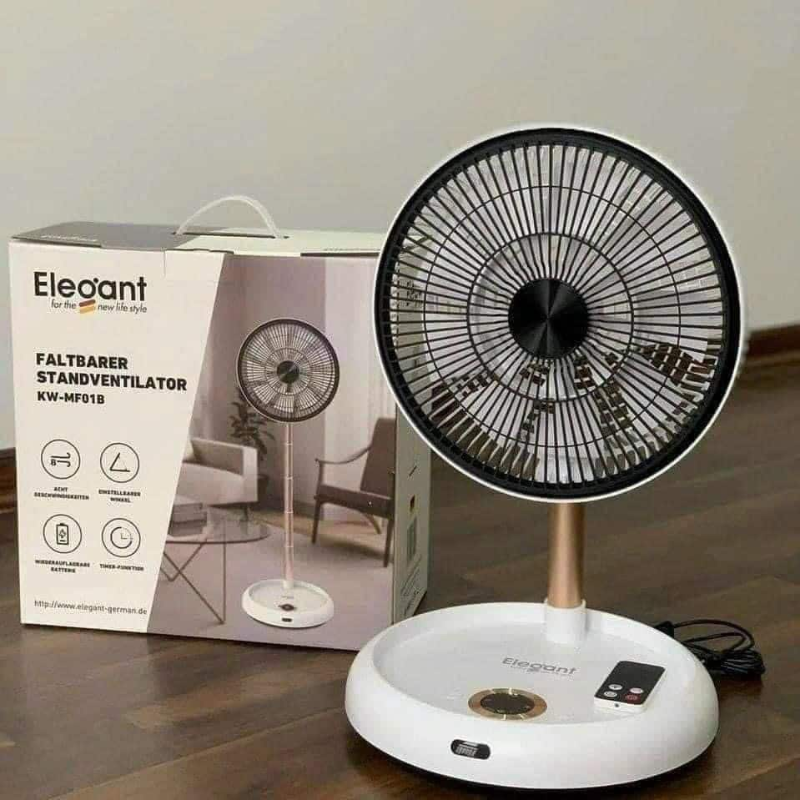 Quạt gấp thông minh Elegant KW-MF01B - Hàng chính hãng