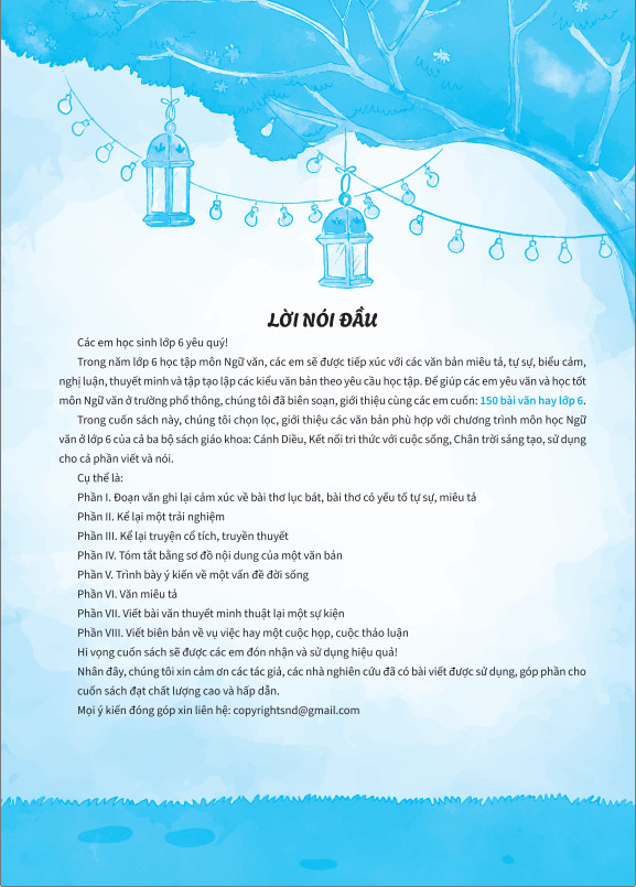 Sách - 150 Bài Văn Hay Lớp 6 (Biên soạn theo chương trình GDPT mới) - ndbooks