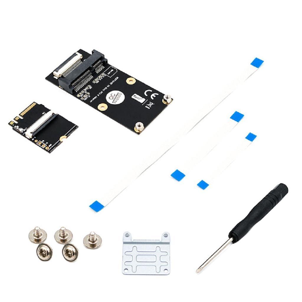 1 Set M.2 () Key A / E /  to  -E Adapter with 3 FFC Cables