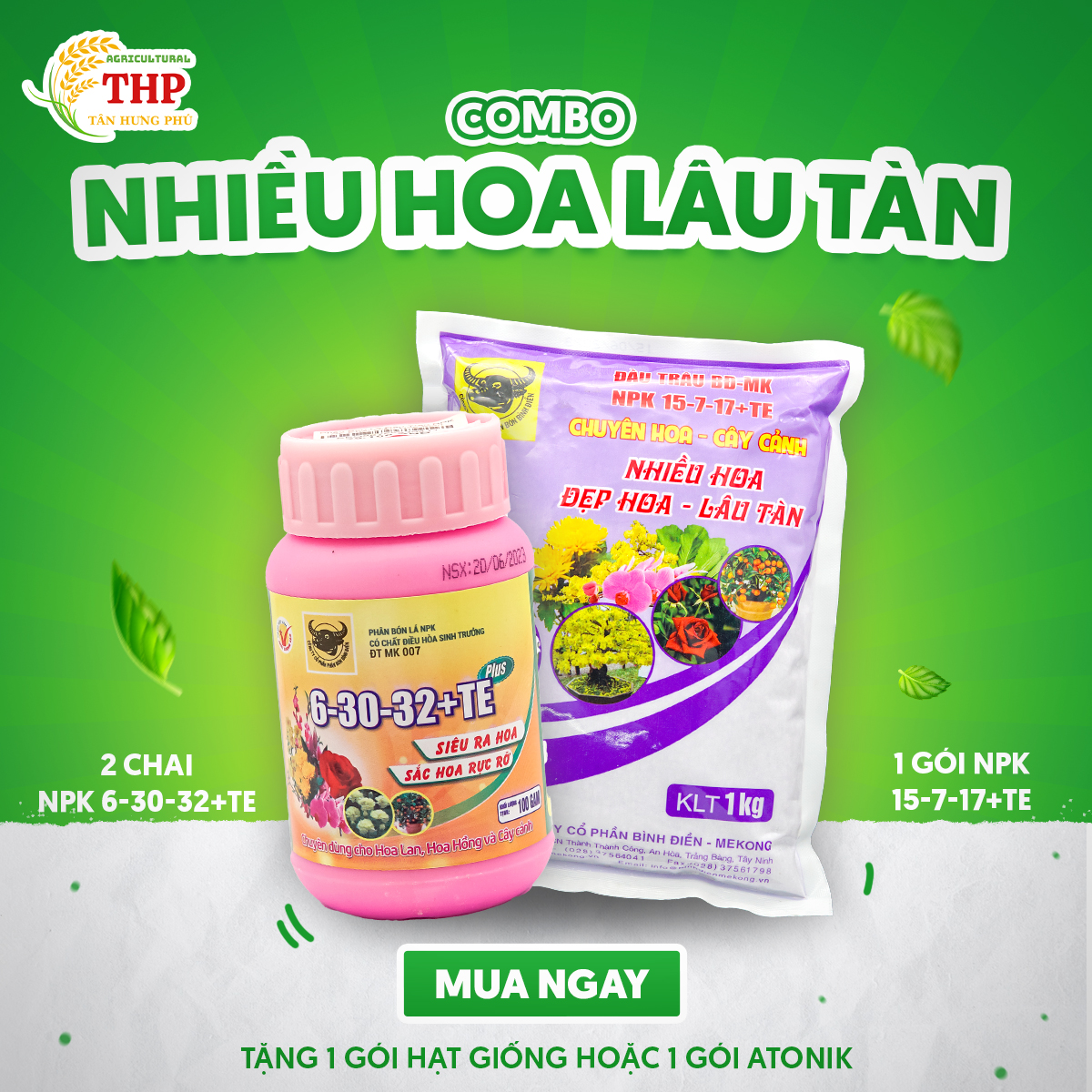 COMBO NHIỀU HOA_LÂU TÀN | CHUYÊN HOA | COMBO CHĂM SÓC CÂY